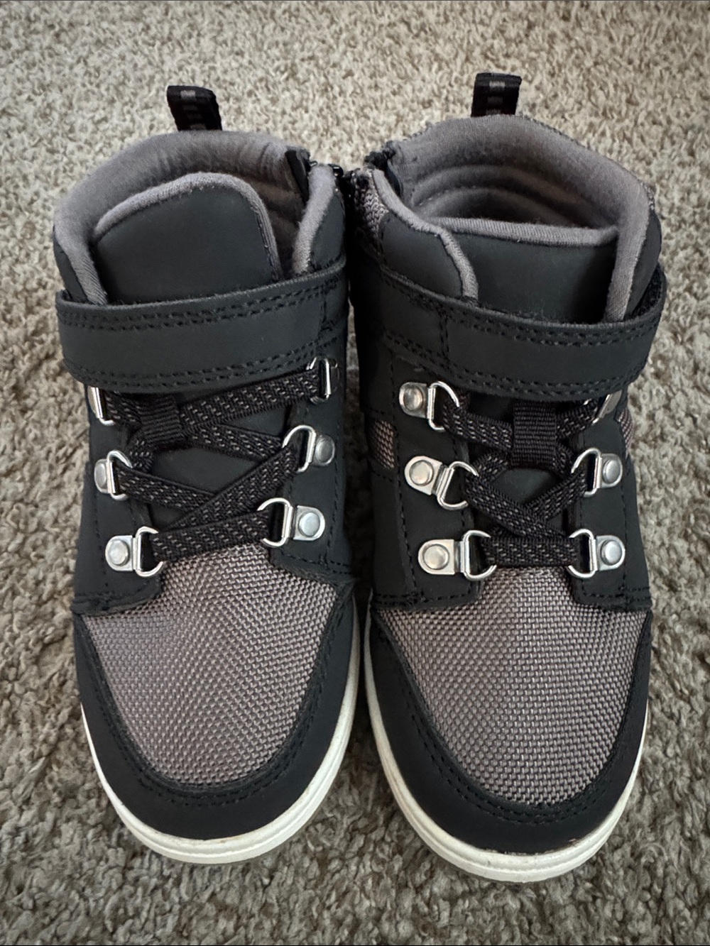 Toddler Shay Sneaker Boots - Cat & Jack Black 9T-Like NEW